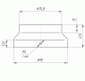Переходник (Ø90xØ75) для 4ДМ сб.2507 "Теплостар-Адверс"